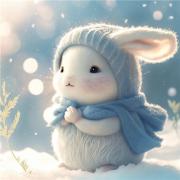 最新兔年可爱呆萌的兔兔头像  萌兔兔可爱头像